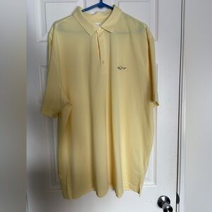 Greg Norman Play Dry Yellow Golf Polo Men’s XXL